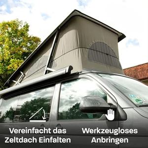 폭스바겐 T6, T6.1, T5용 하이루프 텐트, 폴딩 루프, 멀티밴 비치 캘리포니아 슬리핑 루프용 폴딩 에이드