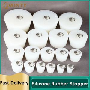 원추형 실리콘 고무 스토퍼 욕실 주방 바닥 드레인 플러그 싱크 목욕 씰링 커버 스틸 D 모양 핸들 14-172mm