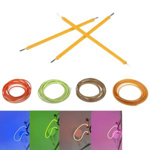 LED 필라멘트 유연한 DC3V 38mm 60mm 95mm 125mm 145mm 185mm 에디슨 전구 램프 부품 LED 다이오드 DIY 장식 파티 조명