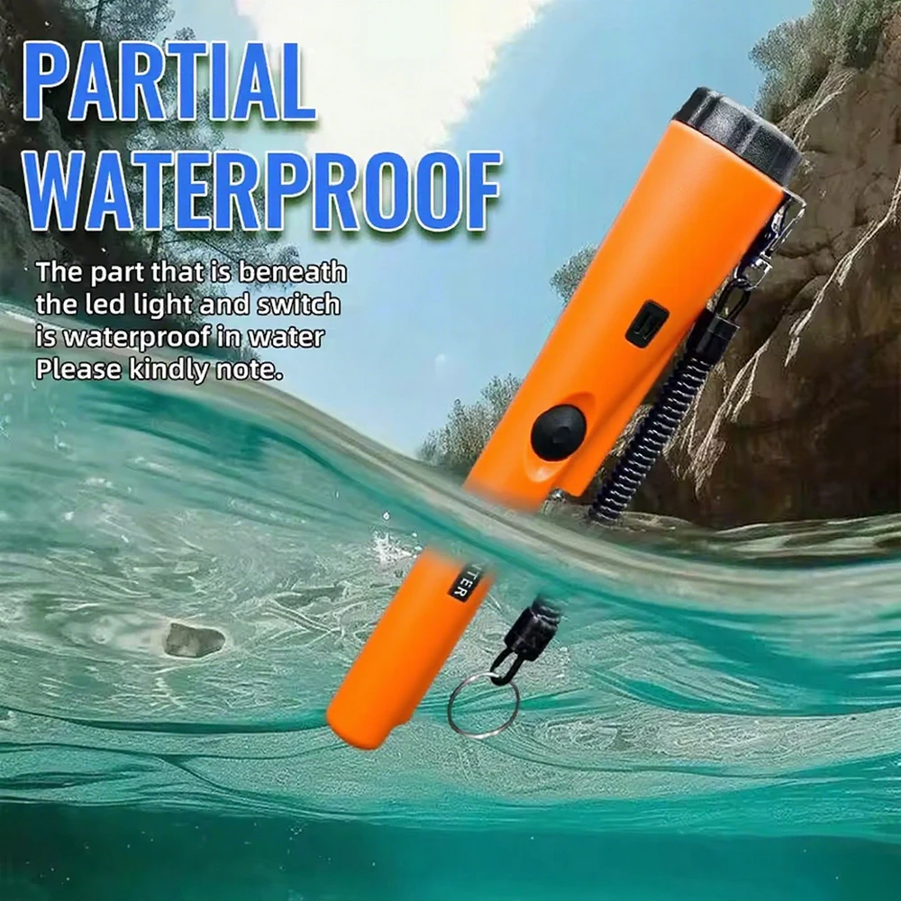 새로운 휴대용 금속 탐지기 금속 핀 포인트 막대 탐지기 GP 포인터 방수 IP66 동전 골드 용 금속 금 탐지기 테스터