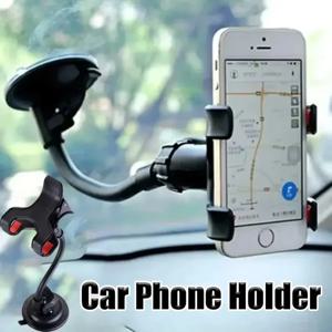 유니버설 360도 회전 차량용 핸드폰 거치대 앞유리 대시보드 마운트 레이지 브래킷 유연한 내비게이션 스탠드 액세서리