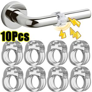 1/10Pcs 실리콘 도어 중지 충격 방지 도어 핸들 버퍼 벽 보호 손잡이 범퍼 가구 보호 충돌 패드 링