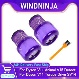 다이슨 V11 토크 드라이브 V11 애니멀 V15 디텍트 SV14 무선 진공 청소기 액세서리 예비 부품 970013-02 필터용 HEPA 필터