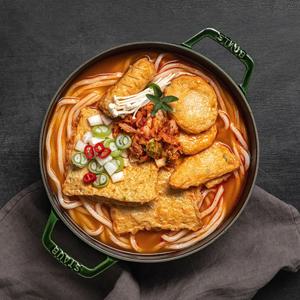 얼큰한 국물! 효성어묵 김치어묵우동전골 2인분 푸짐한 양