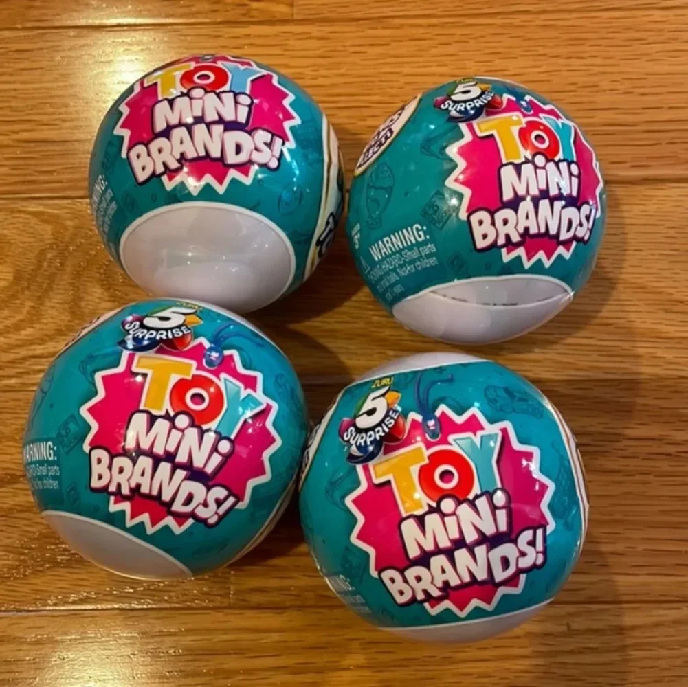 주루 미니 브랜드 장난감 5 서프라이즈 미니 브랜드 장난감 오리지널 슈퍼마켓 미니어처 장난감 미니어처 장난감 미스터리 블라인드 박스 시리즈 1
