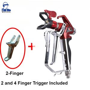 Wetool RX-Pro 레드 시리즈 고압 에어리스 페인트 스프레이 건 538020 (팁 517 및 가드 포함) 0538020