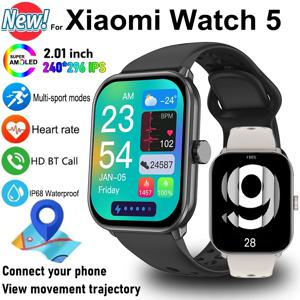 Xiaomi Watch 5 글로벌 버전 남성 여성 HD AMOLED 디스플레이 심박수 블루투스 통화 GPS 트랙 방수 스포츠 스마트 시계