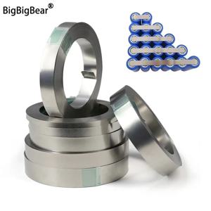 니켈 도금 스트립 리튬 이온 커넥터, 스폿 용접기, 스틸 벨트 배터리 커넥터, 18650 배터리, 롤 당 10m, 0.1mm, 0.12mm, 0.15mm, 0.2mm