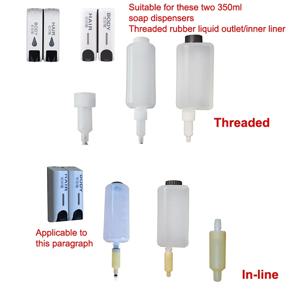 편리한 비누 디펜서 헤드 용수철 헤드 호스, 액체 헤드, 비누 디펜서 액세서리, 고무 헤드, 1pc