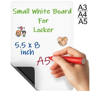 A3 A4 A5 지울 수있는 유연한 마커 냉장고 자석 마그네틱 화이트 보드 건조 지우기 보드 냉장고 시트 주방 메모 식료품 목록