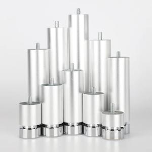 4 개/대 조정 가능한 가구 지원 발 알루미늄 합금 원형 튜브 브래킷 강화 된 세탁기 냉장고 피트