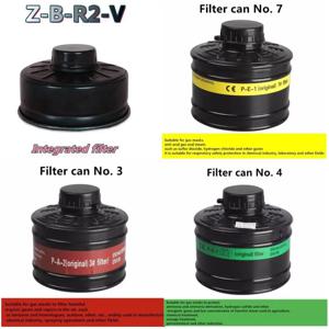 가스 마스크 필터 40mm 호흡기 캐니스터 실용적인 교체 액세서리 마스크 화학 가스 마스크 호흡기