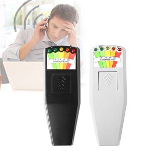 새로운 전자기장 방사선 테스터 EMF 리더 전자기 검출기 자기장 측정기 5 LED 표시기 가우스 미터