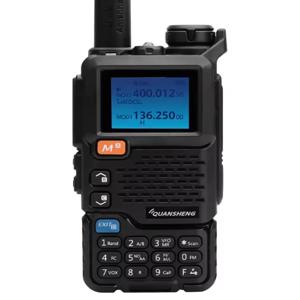 콴셩 UV-5R Plus 양방향 무전기 5W 멀티밴드 UHF VHF 휴대용 AM FM NOAA 콴셩 5rplus 양방향 무전기 햄 워키토키