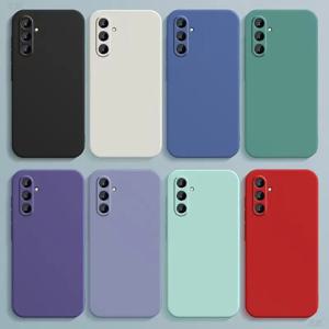 삼성 갤럭시 A14 A24 A34 A54 A16 A06 A26 A36 A56 A05 A05S A15 A25 A35 A55 A04 A04E A04s 커버 용 사각형 액체 실리콘 케이스