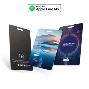 GPS 스마트 지갑 트래커 카드 블루투스 분실 방지 장치 (애플 스마트 트래커, 열쇠, 수하물, 지갑용) 내 찾기 기능 지원