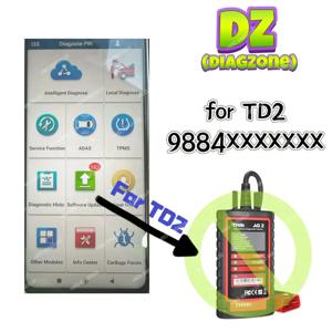 1년 2년 구독 Diagzone(DZ) Pro 소프트웨어 활성화 자동차+EV+ TD2용 HD 트럭(9884/6/7) 업데이트