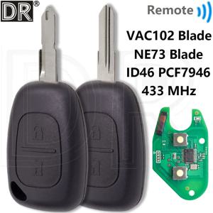 Opel Vivaro Vauxhall 2003-2012 용 Renault Trafic Master Kangoo Movano Transmister 용 Great 433ASK ID46 PCF7946 자동차 원격 키