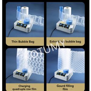 훌루 필름 팽창기 충전 버블 필름 포장 기계 익스프레스 충격 방지 버블 백 포장 기계 버퍼 에어 쿠션 팽창기