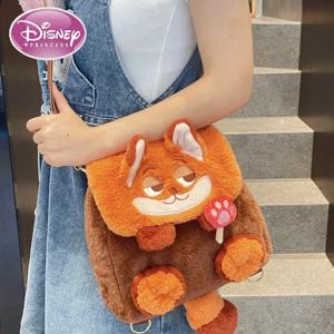 2025 디즈니 뉴 Foxke Ni Foxke 만화 귀여운 배낭 일일 여행 다목적 패션 대용량 학교 가방