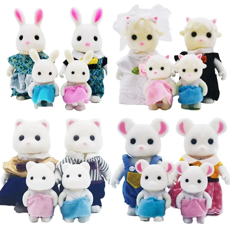 숲속 동물 가족 1_12 인형의 집 액세서리 Mini_yythk