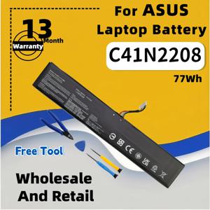 FRLESUI C41N2208 ASUS ROG ALLY 게임용 핸드 헬드 시리즈 RC71L/PC71L 용 74Wh 77.4Wh 배터리의 고용량 무료 모든 도구