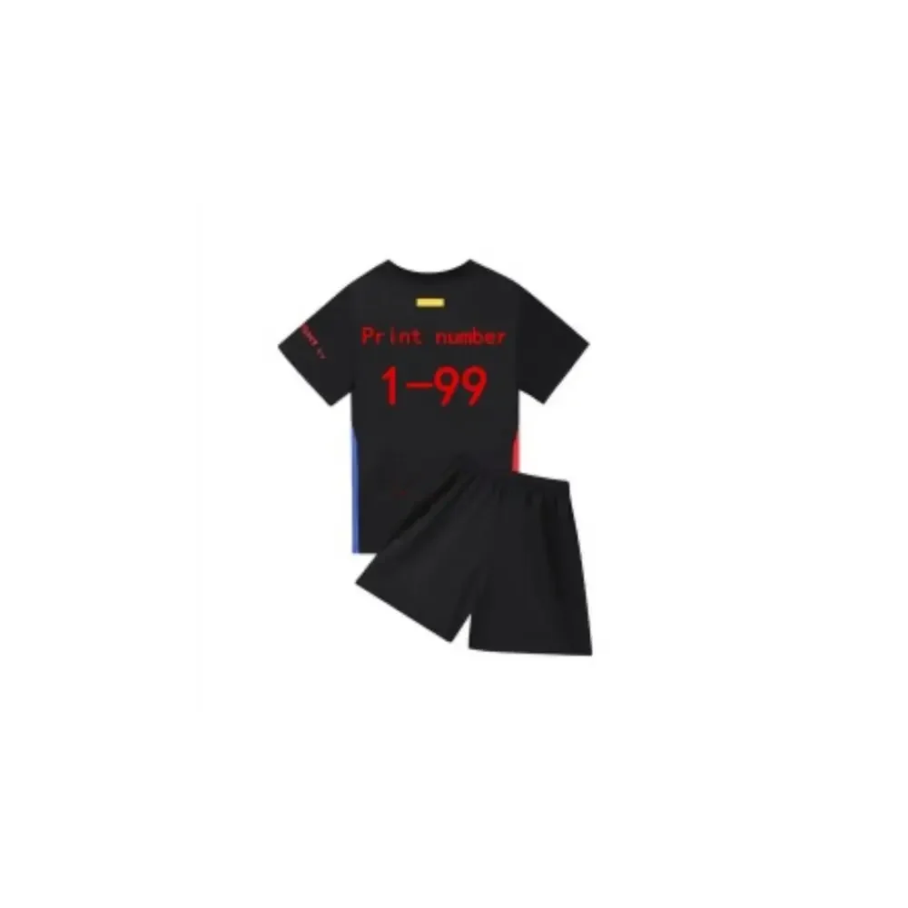 어린이 스포츠복 남아 여아 No.199 팬 셔츠 트레이닝복 경기 셔츠 남성 아동 세트 유니폼 잠옷 및 가운