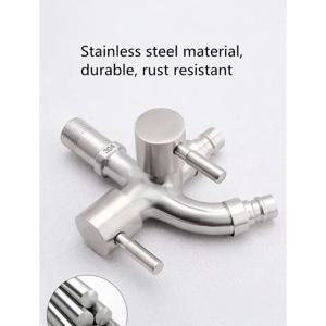 1개 304 스테인리스 스틸 다기능 세탁기, 이중 출수 수도꼭지