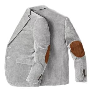 코듀로이 비즈니스 블레이저 남성 봄 가을 빈티지 남성 재킷 코튼 캐주얼 슬림핏 수트 남성 사이즈 XS-7XL 블레이저 옴므