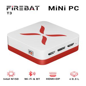파이어뱃 T3 미니 PC 인텔 알더 레이크 N150 윈도우 11 프로 미니 PC 12GB DDR4 M.2 512GB PCIe SSD 와이파이 5 BT4.2 컴퓨터 데스크탑