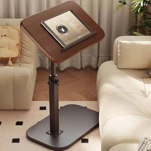 호두색 높이조절 사이드 테이블 모던 심플 협탁 침대옆 소파옆 미니 데스크 거실 침실 소형 베드테이블 30*40cm