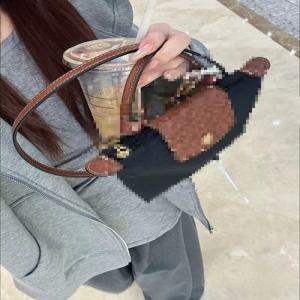 Y2K 무타공 여성 클래식 나일론 덤플링 백 크로스백 미니 숄더백 고급스러운 작은 지갑