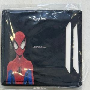 2026년 신제품 가죽 스파이더 스틸 지갑 맞춤형 슈퍼히어로 마스크 카드 홀더 스틸 스파이더 ID 영웅 지갑 선물