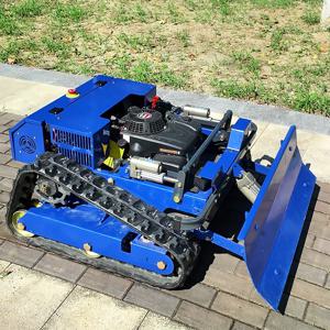 맞춤형 다기능 전지형 잔디깎이 550MM 기계 농업용 고무 트랙 원격 제어 로봇 잔디깎이