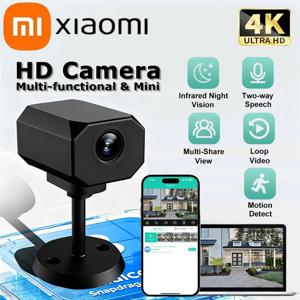 샤오미 4K HD 미니 카메라 WiFi IP AP 원격 모니터링 경량 휴대용 캠코더 스마트 홈 감시 보안 카메라