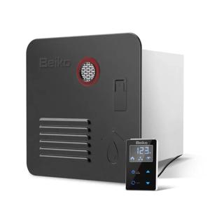 BK-RV8 ALW 고급형 12V LPG 온수기, 2.2 GPM 55K BTU 공간 절약형 디자인, DC 전원 RV 및 오프그리드 캠핑용