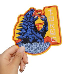 1PC 스시 도쿄 여행 수 놓은 패치 아이언 의류 모자 가방 자켓에 대한 패치에 바느질 DIY 선물 뜨거운 접착 랜드 마크 배지