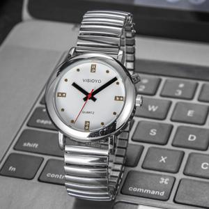 프랑스어 말하는 시계 알람, 말하기 날짜 및 시간, 화이트 다이얼 TFSW-27