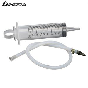 오토바이 블리드 키트 브레이크 캘리퍼스 유압 디스크 브레이크 용 가스 블리드 주사기 도구 혼다 야마하 가와사키 스즈키 용 범용