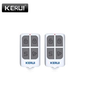 2pcs KERUI RC531 무선 휴대용 원격 제어 4 버튼 키 체인 WIFI GSM PSTN 홈 보안 경보 시스템