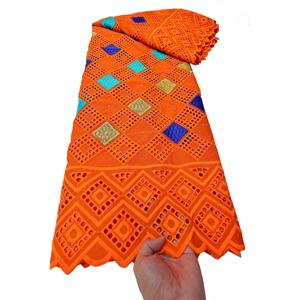 돌을 가진 아프리카 면 레이스 직물 2025 드레스를 위한 스위스에 있는 고품질 자수 스위스 Voile 레이스