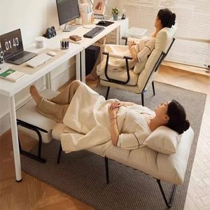 접이식 리클라이너, 사무실 점심 휴식 낮잠 침대, 이중 용도 의자, 가정용 등받이, 게으른 소파, 토피 의자, 인기 판매
