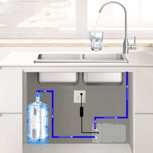 12V 캐러밴 전기 주방 워터 펌프 수도꼭지 자동 물 흡입 펌프 1.5 L 2.7L 수도꼭지 갤리 용 자동 흡입 펌프