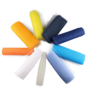 러시아 새장 베일 웨딩 밀러리 그물, DIY 매혹적인 모자 트리밍 헤어 액세서리, 얇은 명주 그물 원피스 원단, 25cm * 1 야드