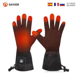 구세주 가열 방수 오토바이 장갑 Guantes 오토바이 타기 일일 착용 장갑 터치 장갑 따뜻한 커버 100% 염소 피부