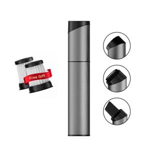 미니 휴대용 진공 청소기 3개의 흡입 헤드가 있는 무선 휴대용 진공 데스크탑 키보드 및 자동차용으로 청소가 용이함(USB)