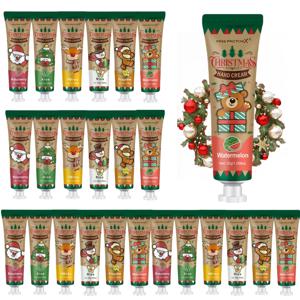 20PCS 크리스마스 핸드 크림 선물 세트-건조한 손을 위한 크림 모이스처라이저, 여성을 위한 완벽한 선물, 데일리 핸드 케어