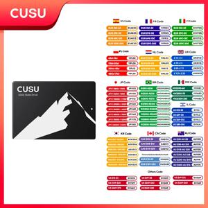 CUSU SATA SSD 하드 드라이브, SATA3 솔리드 스테이트 디스크, PC 노트북 데스크탑용, 128GB, 256GB, 512GB, 1TB, 2TB