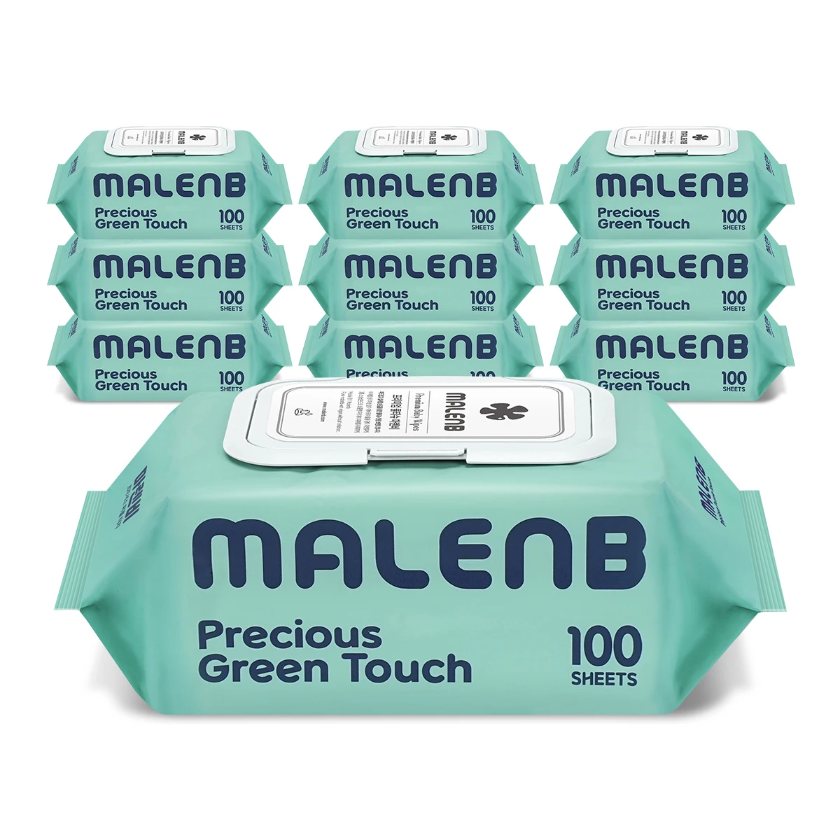 마렌비 물티슈 그린터치 100매 (10팩) 55평량 가성비