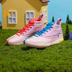 361도 조커 1 남자 농구 신발 하이 탑 통기성 충격 흡수 미끄럼 방지 내마 모성 남성 운동화 672511104 F